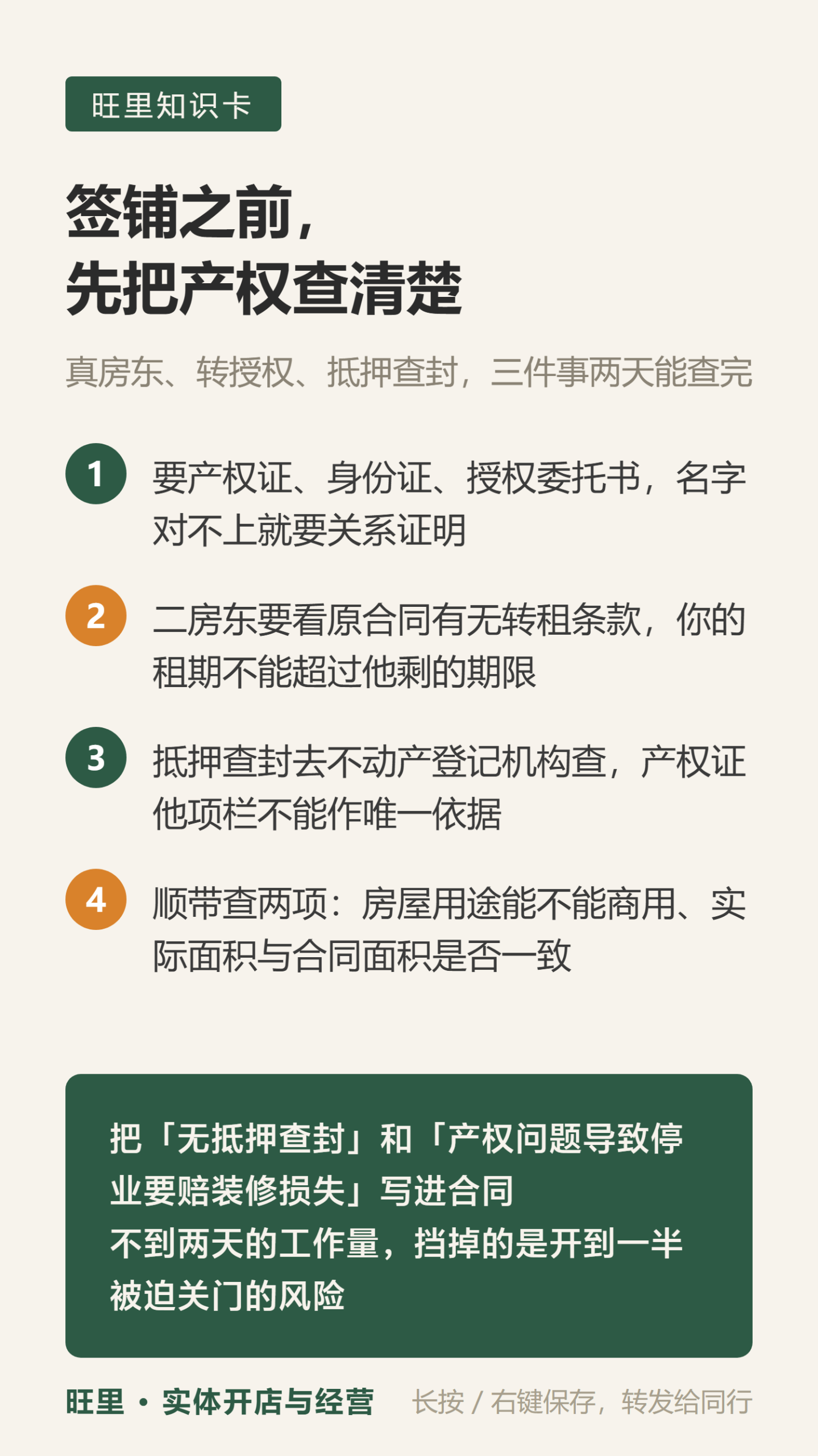 产权核验知识卡