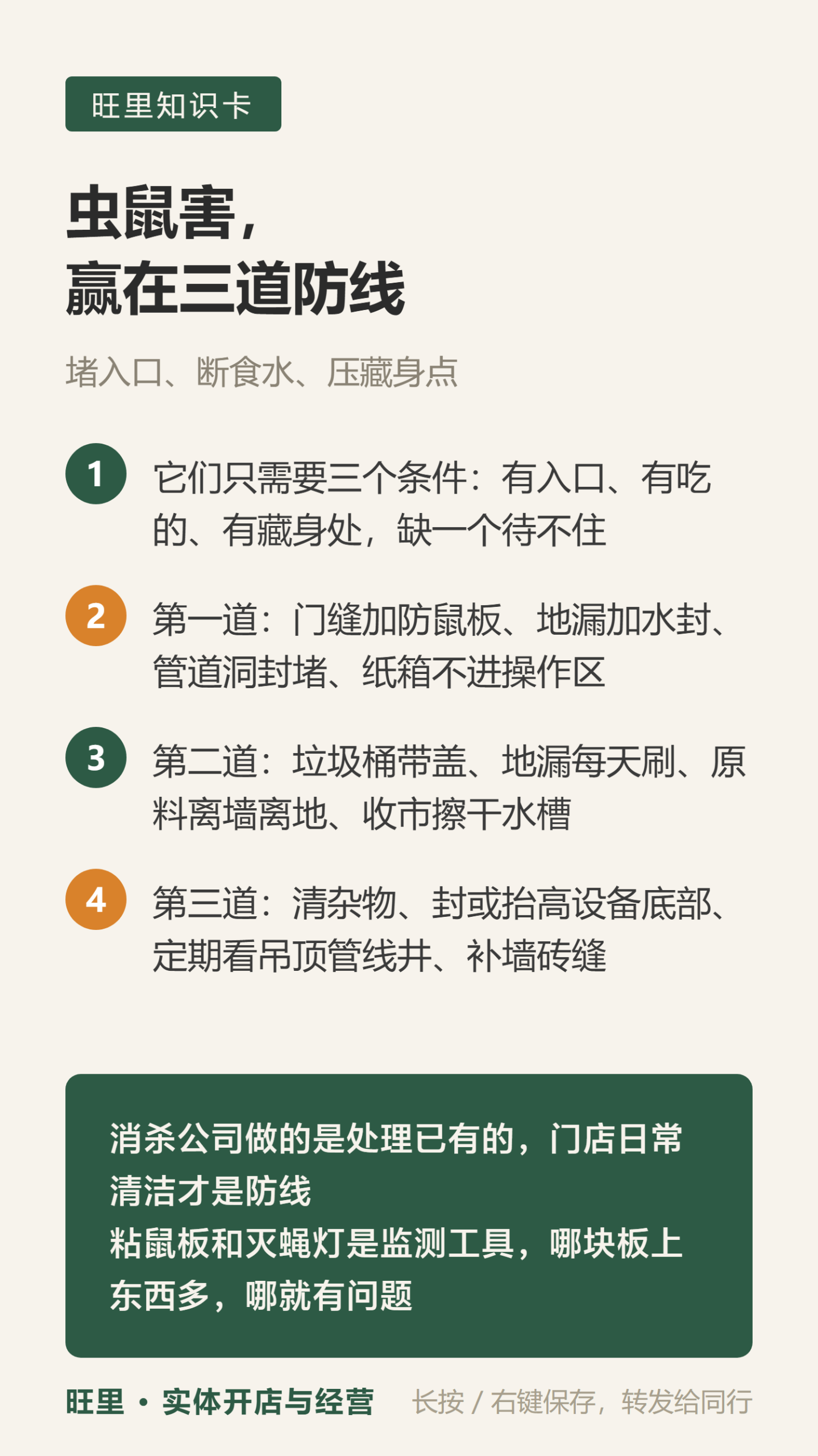 虫鼠害防治知识卡