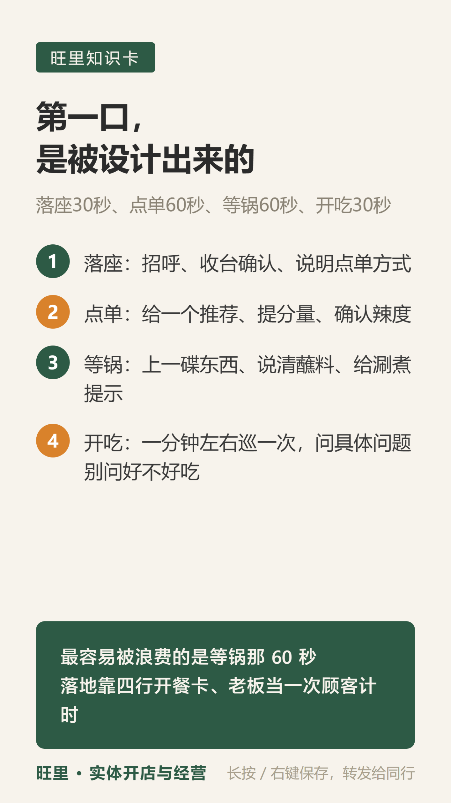 开餐三分钟知识卡