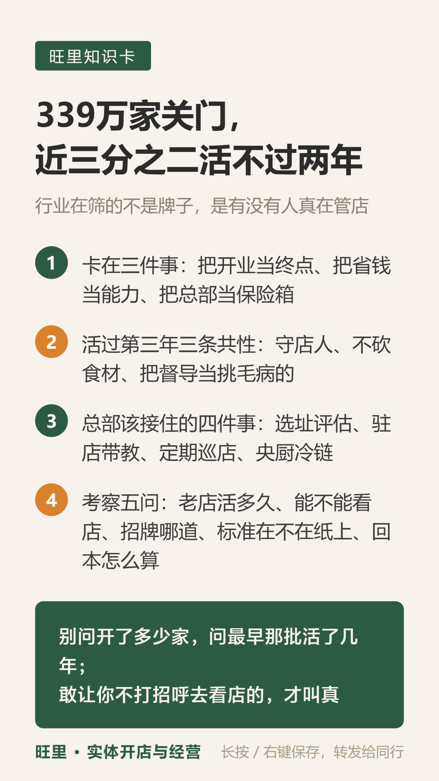 加盟筛选知识卡