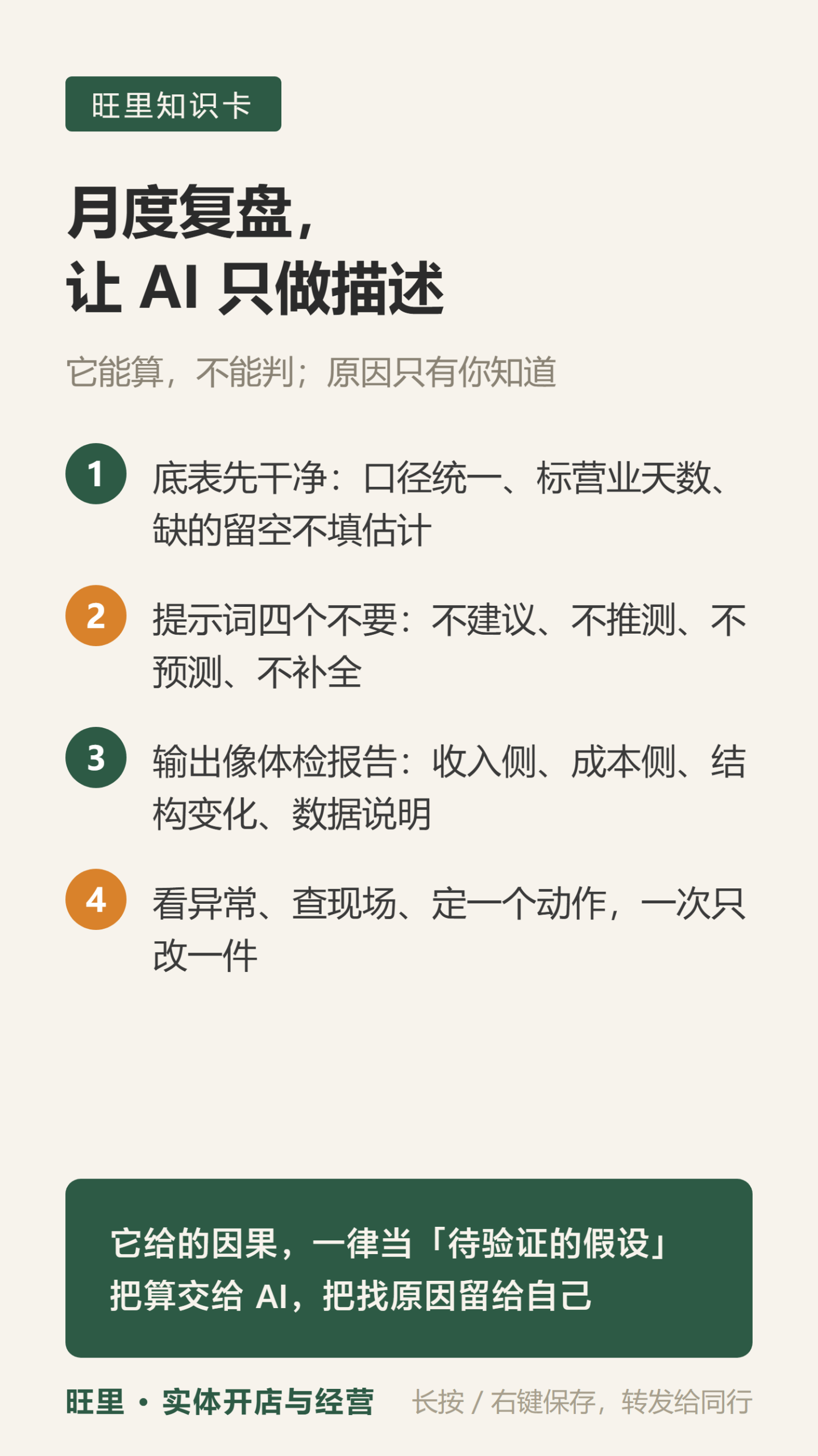 AI月度复盘知识卡