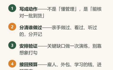 第一次开店，先列一张自己不会做的事